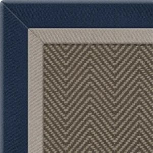 Livorno Coffee RugDelamere: Delamere Fabric Edge - 100% Undyed Wool Carpet