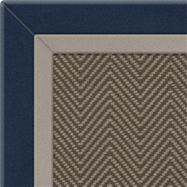 Livorno Coffee RugDelamere: Delamere Fabric Edge - 100% Undyed Wool Carpet