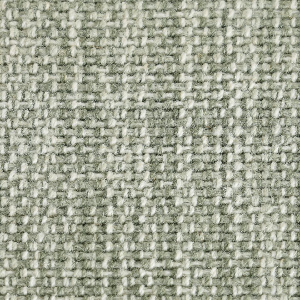 Riviera Home's Capri flatweave carpet in colour, Vintage Sage